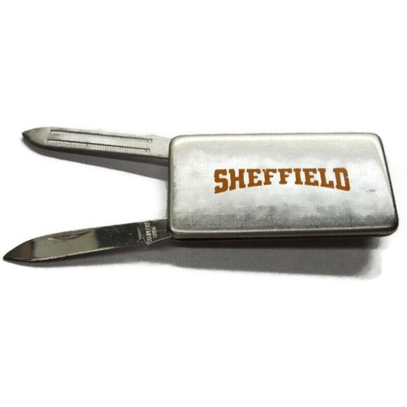 Sheffield Knife File Money Clip Stainless Steel Wallet Credit Card Cash ID - Picture 7 of 10